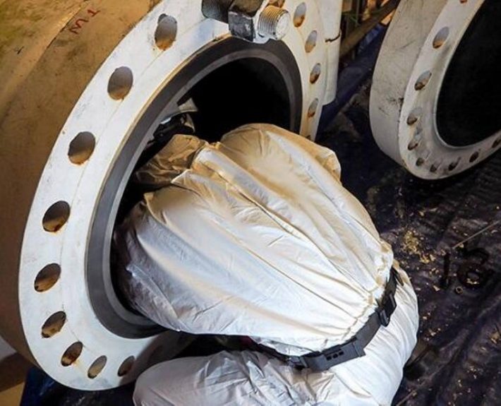 Working with confined space